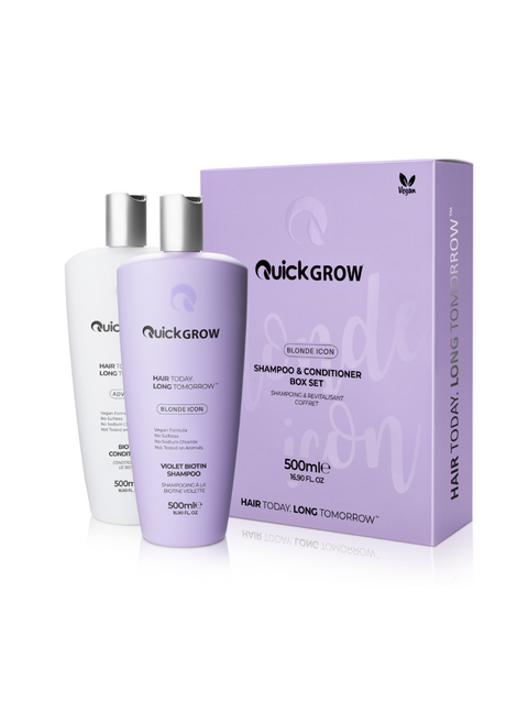 Quick Grow Blonde Icon Box Set - 500 ml