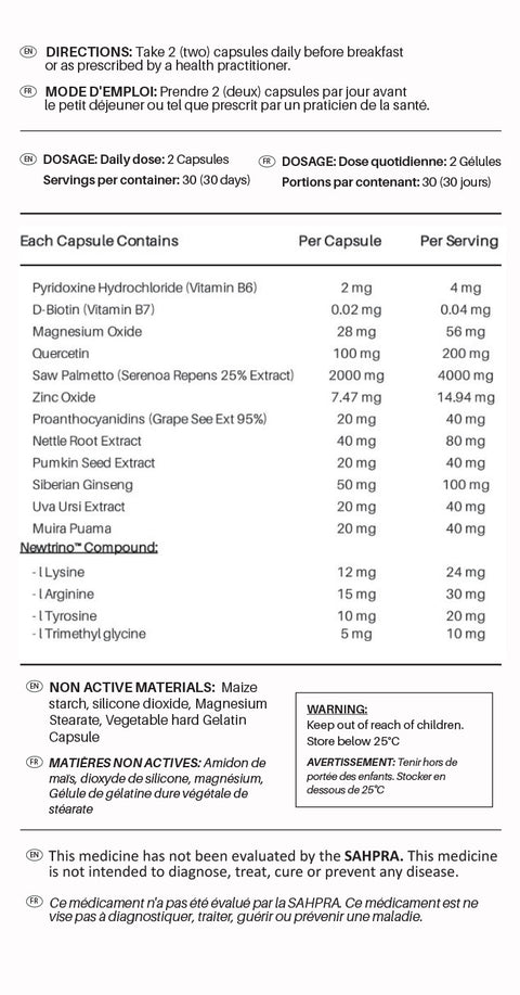 Newtrino nDNA 8 Hair Loss Capsules