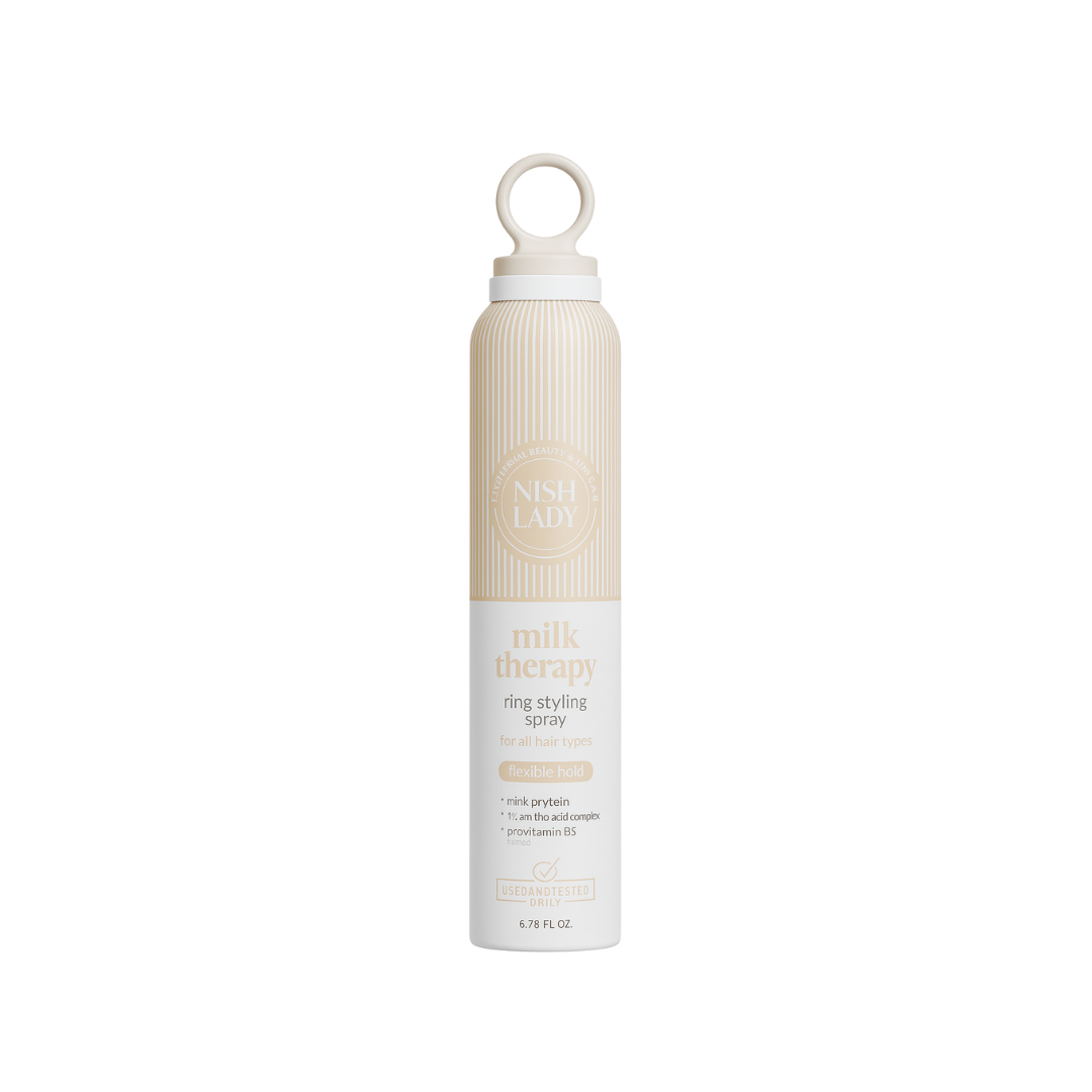 NishLady Milk Therapy Ring Styling Spray – 200ml – everythingHAIR