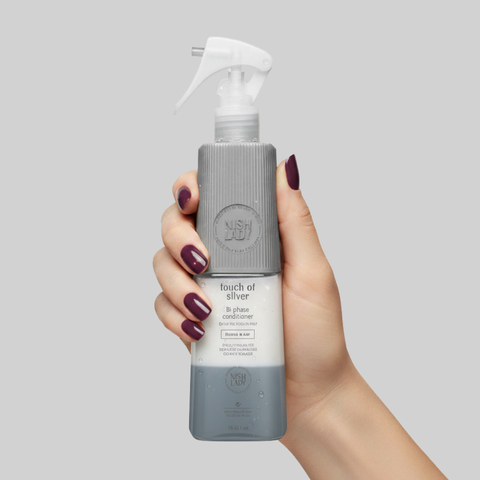 NishLady Touch Of Silver Bi-Phase Conditioner - 386ml