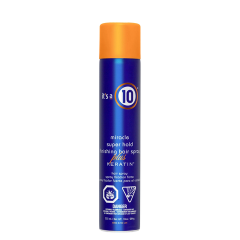 It's a 10 Miracle Super Hold Finish Spray Keratin Plus - 334ml