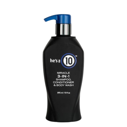 He's a 10 Miracle 3-in-1 Shampoo, Conditioner & Body Wash - 295ml