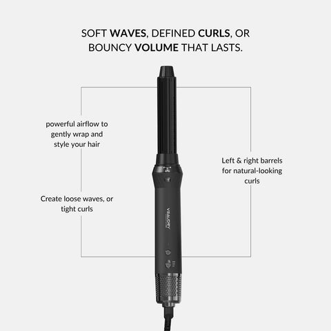 Veaudry myAirStyler [3-in-1] Hot Brush & Air Curler