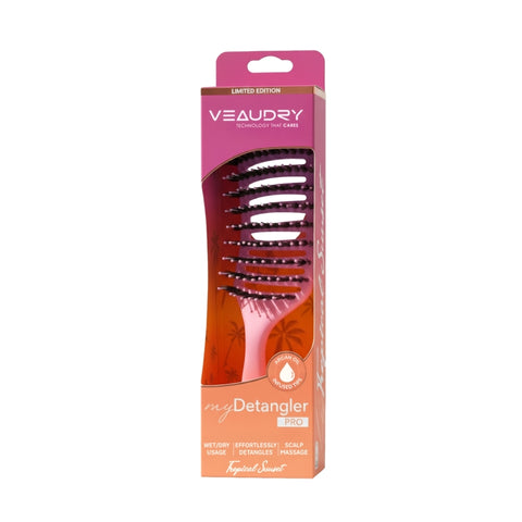 Veaudry - myDetangler Pro | Limited Edition Tropical Sunset (Pink)