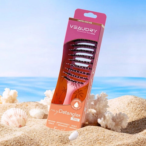 Veaudry - myDetangler Pro | Limited Edition Tropical Sunset (Pink)