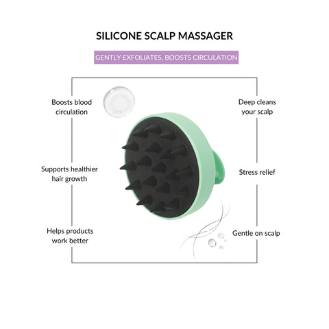 NishLady Silicone Massage Comb