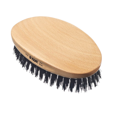 Kent Men's Grooming Brush Beechwood and Boar Bristle