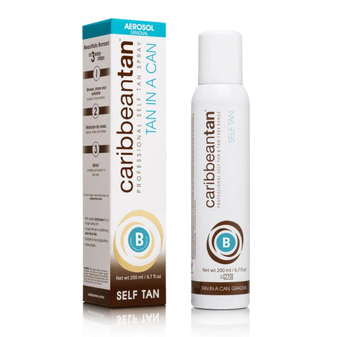 Tan In A Can Aerosol - Gradual Self Tan (B - Medium) - 200ml